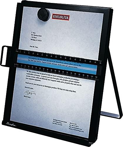 Kensington Metal Letter Size Copyholder with Line Guide and Magnetic Paper