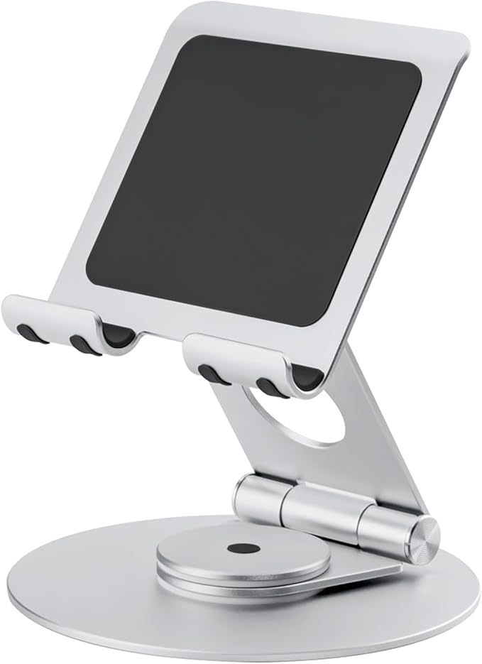??ƒ³?°ジ??Kingjim) King Jim TBL10-SL Tablet Stand (Rotatable), 7-13 Inches, Smartphone Compatible, Tablet Compatible, Angle Adjustment