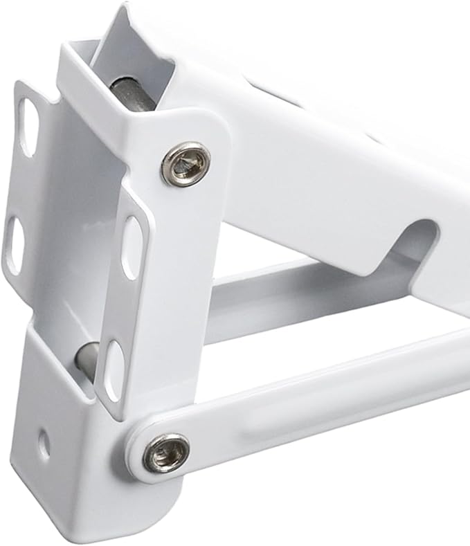 2PCS White Desk Keyboard Tray Support Adjustable Desktop Extension Length 190mm Wrist Support with Screws for Sit Stand Desks