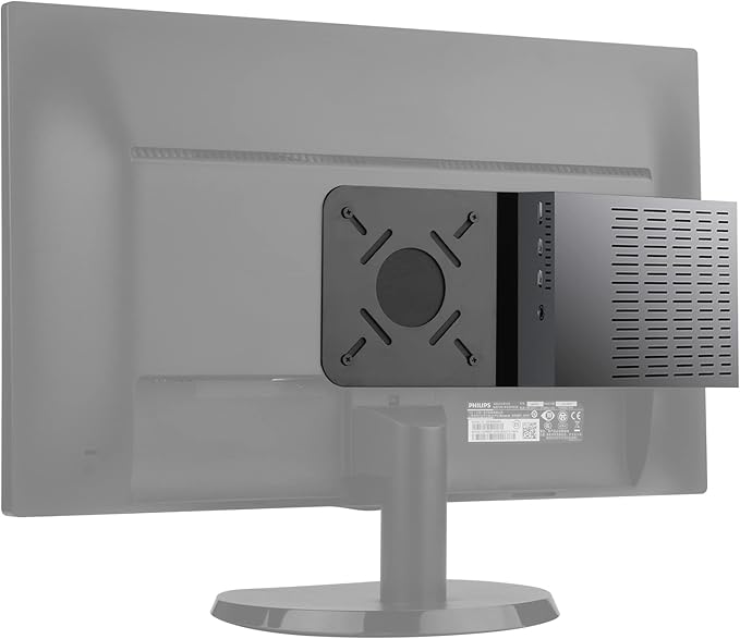 VESA Mount Adapter Extender Bracket: CaSZLUTION Universal VESA Conversion Plate Compatible with Intel NUC VESA Monitor 35 by 75 mm to 100 by 100 mm Extension Plate Holder for Mini PC CPU Computer