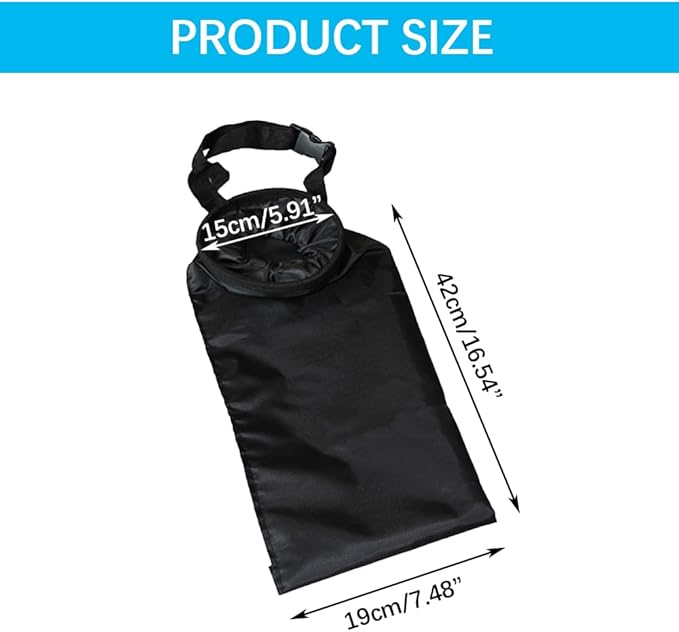 2PCS Foldable Cars Storage Bag, Car Garbage Bags, Hanging Back Seat Car Garbage Bag, Leak-Proof Waterproof Car Trash Bin, Oxford Cloth Foldable Auto Trash Bin Universal for Most Cars