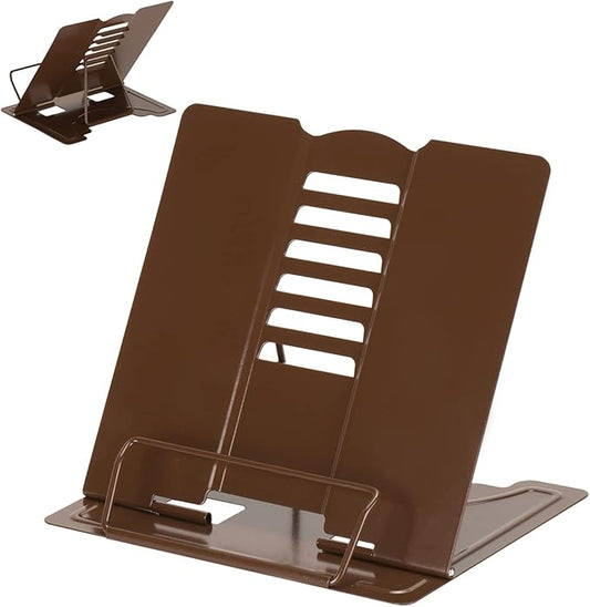 Metal Book Stand Adjustable Book Holder for Reading