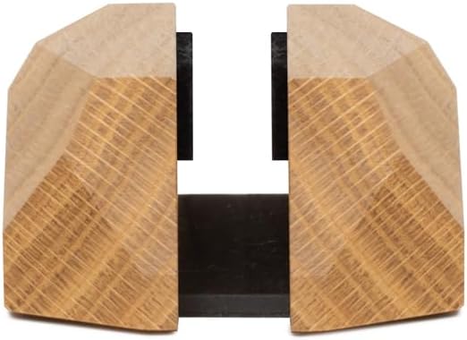 Oakywood Vertical Laptop Stand Wood - Adjustable Wooden Dock for Desk, Compatible with All MacBook Pro, MacBook Air, iPad, Handmade Oak Wood, Computer Stand, Laptop Holder