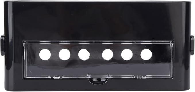 Power Socket Storage Box Safe Multipurpose Wire Organizer Plastic Box for Home Office Medium Size 26.8x12.5x11cm (Black)