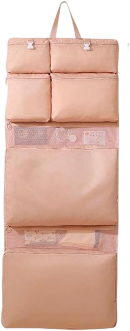 Waterproof Polyester Travel Organizers for Clothes Underwear Storage Ergonomic Luggage Packing Bags with Multiple Compar