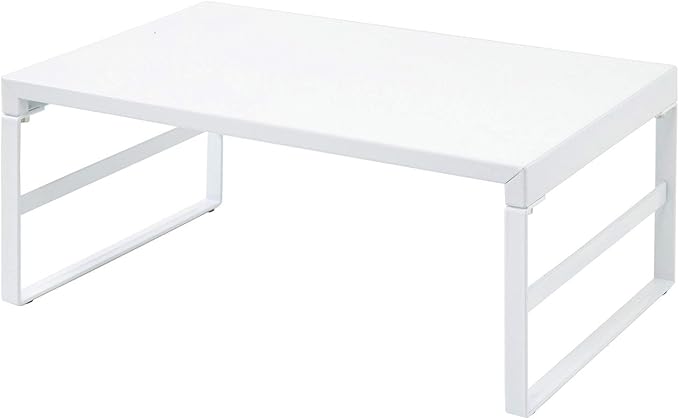 LIHIT LAB Desktop Stand, 9.8 x 15.4 x 6.3 inches, White (A7331-0)