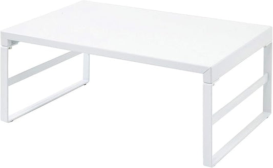 LIHIT LAB Desktop Stand, 9.8 x 15.4 x 6.3 inches, White (A7331-0)