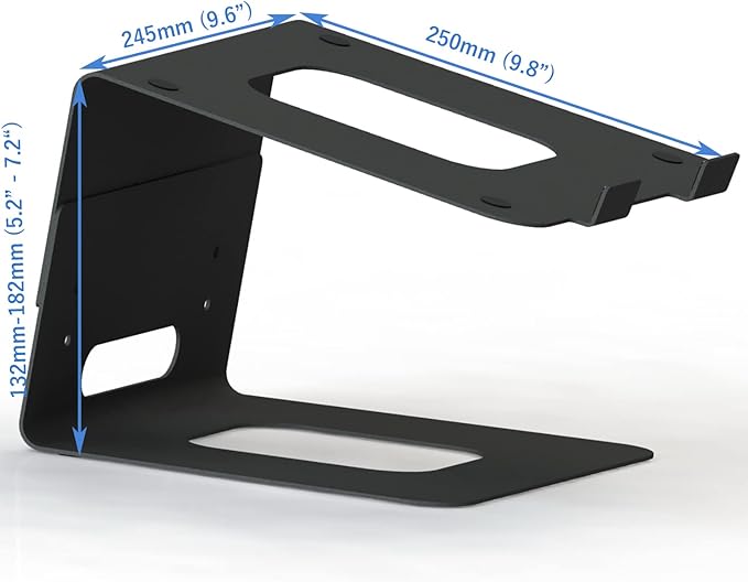 AEONS Desktop Stand, Ergonomic Adjustable Notebook Stand, Riser Holder Computer Stand Compatible with MacBook Air Pro, Dell, HP, Lenovo 10??17" Laptops