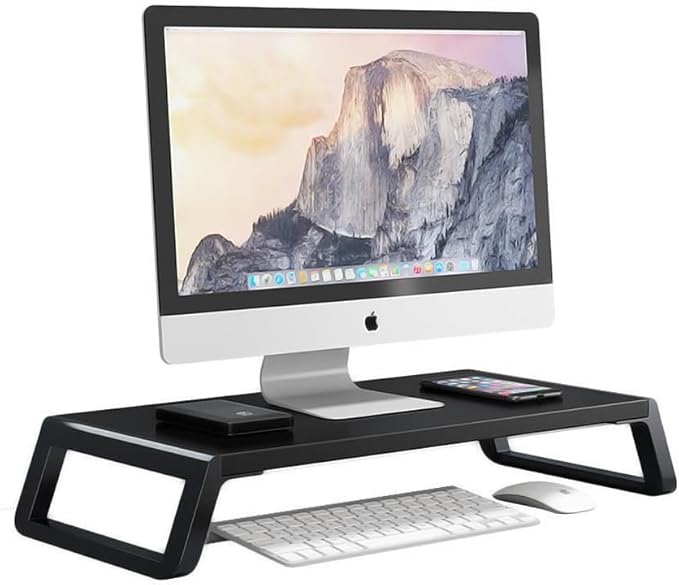 axGear Monitor Stand Riser Holder For Computer Monitor Printer Laptop LCD LED