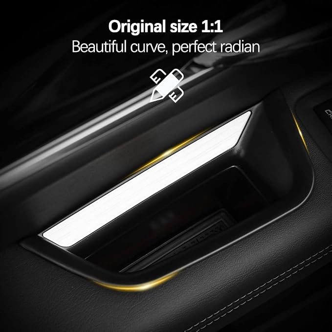 2pcs XT5 Front Side Door Handle Storage Box Holder Upgraded Door Armrest Organizer for Cadillac XT5 2023 2022 2021 2020 2019 2018 2017