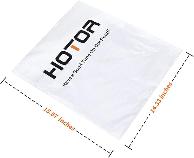 HOTOR Car Trash Bags, Liner Refills (50-Pack), (Trash Can is not Included)