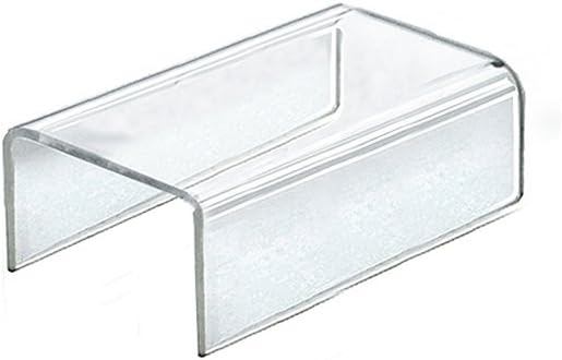 Azar Displays 515332 5.5" W x 4" D x 2" H Acrylic Riser (4 Pack)