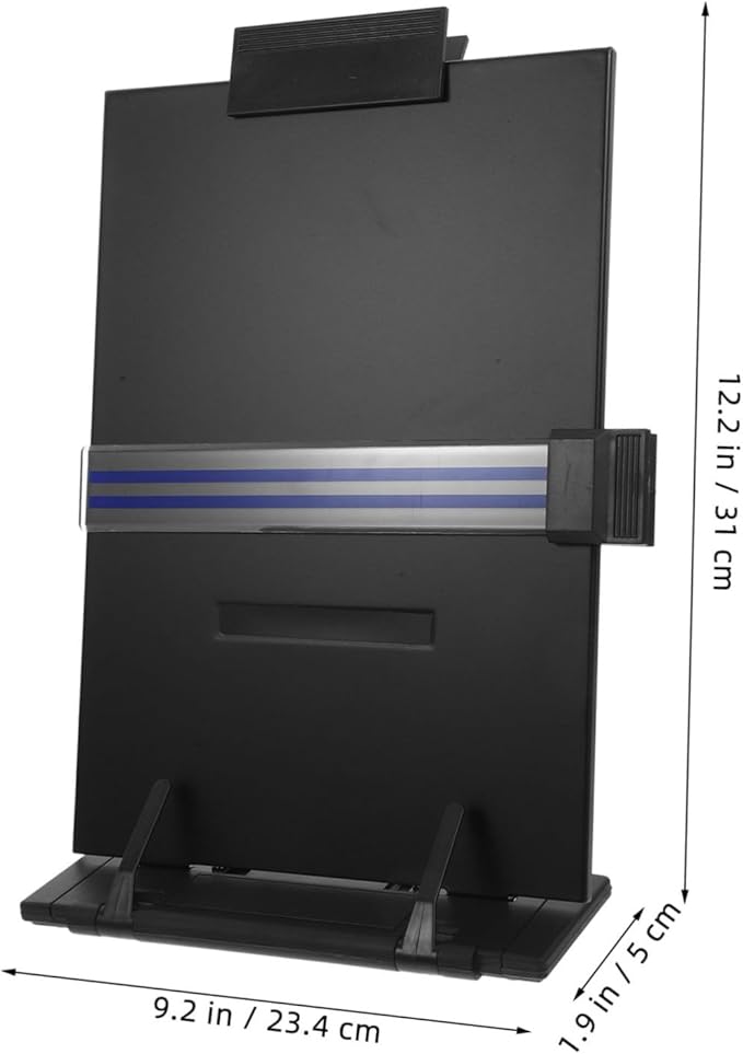 Document Stand Copy Holder Paper Holder for Typing Desk Organizer Book Display and Design