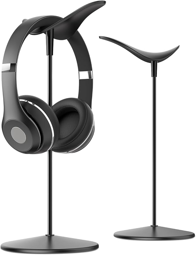 Lamicall Headphone Stand, Desktop Headset Holder - Desk Earphone Stand, for All Headsets Such as Airpods Max, HyperX Gaming Headphones, Beats, Senn heiser Music Headphones Gifts