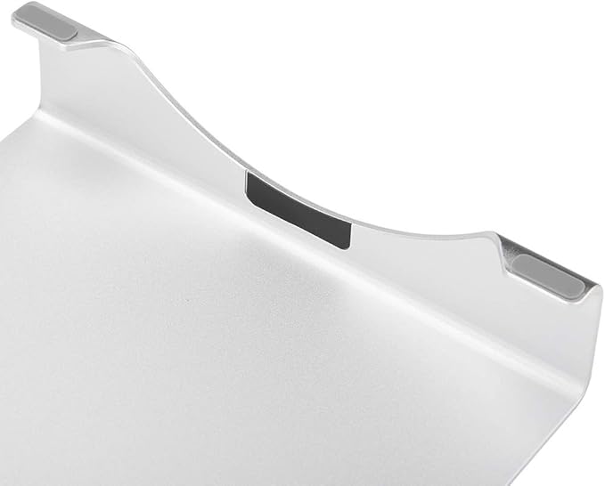 Tyenaza Monitor Riser, Aluminum Alloy Monitor Stand Notebook Laptop Organizer Shelf Silver for Desk