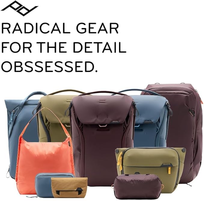 Peak Design Small Tech Pouch, Kelp, Electronics Organizer for Travel or Everyday Carry, Origami-Style Storage, Cable Pass-Through, Weatherproof Recycled Nylon, Gear Carry Bag for Men and Women