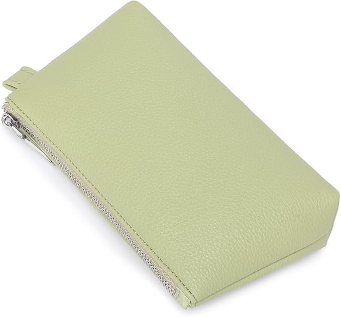 PU Leather Makeup Simple and Convenient Handbag Small Exquisite Storage Bag (PU/Sage Green)