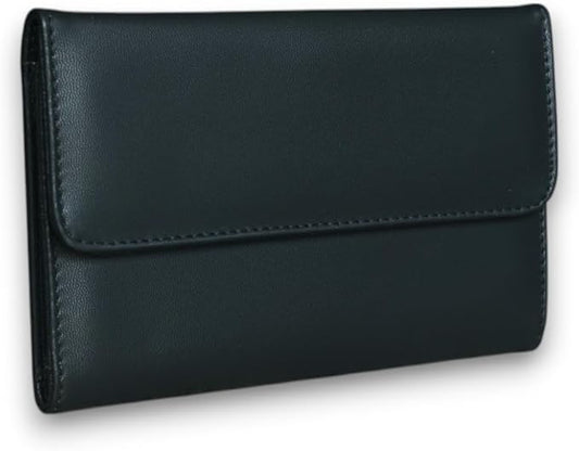 Family Passport Holder – Wallet for 4 Passports, Visas, Tickets, and Money – Passport Holder for Families – Travel Wallet to Store Passports – Travel Document Organizer (Black)