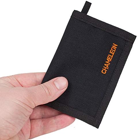 Chameleon Bifold Mens Nylon Wallet-Military Tactical Men Wallet- Canvas Thin Front Pocket Travel Bi-Fold Wallet-Best Nylon Travel Pouch