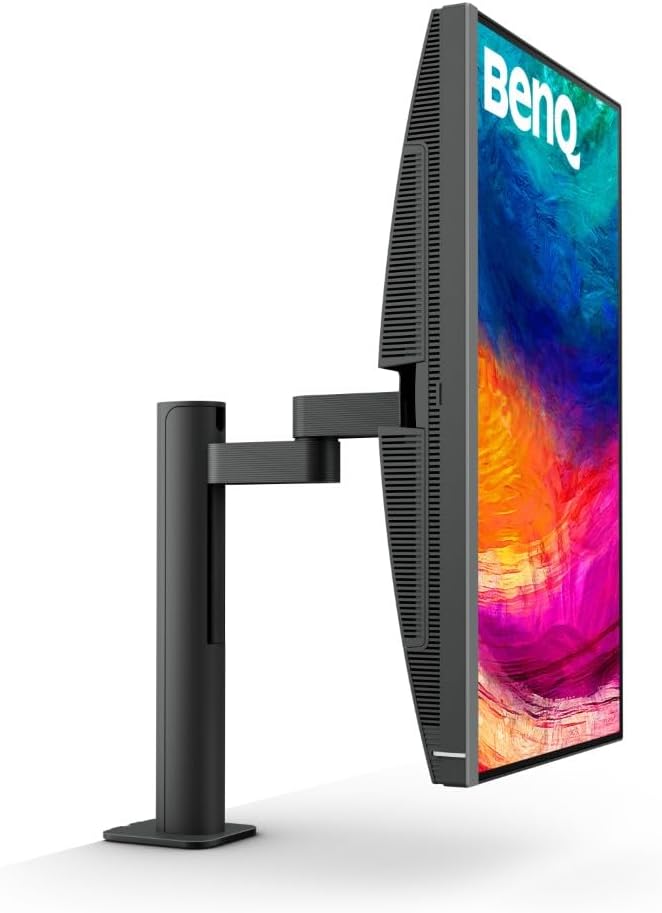 BenQ PD2706UA Ergo Arm Mac-Ready 27" 4K UHD, 95% P3, 99% Rec.709 & sRGB, IPS, Built-in Ergo Arm, ICCSync, Uniformity, Delta E??, Factory-Calibrated, AQCOLOR, Pantone, USB-Hub, USB-C (90W)