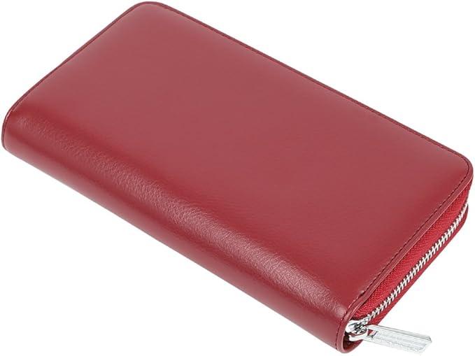 Women 36 Slots RFID Blocking Card Holder Large Long Leather Zipper Organizer Accordion Wallet