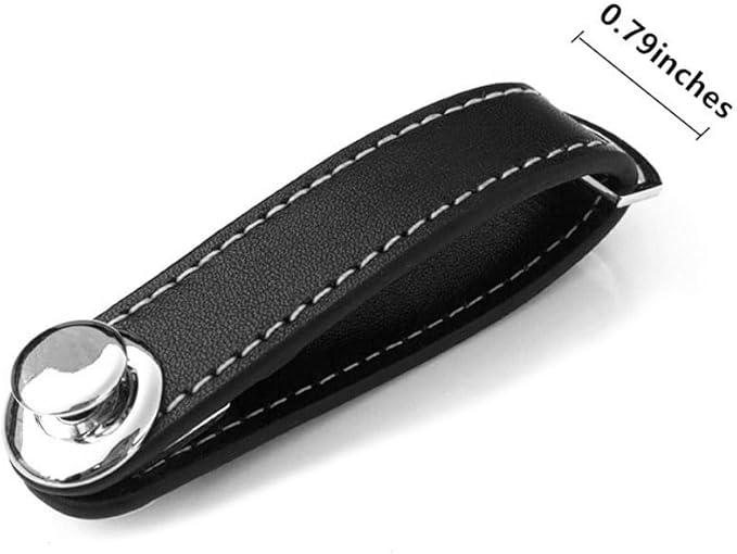 Compact Key Holder - Stylish & Practical Pocket Key Organizer With Secure Locking Mechanism. (Black)