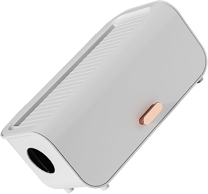 Cable Management Box, Minimalist Design, Safety Protection, Versatile Plastic Cable Storage Box for Adapters (White)