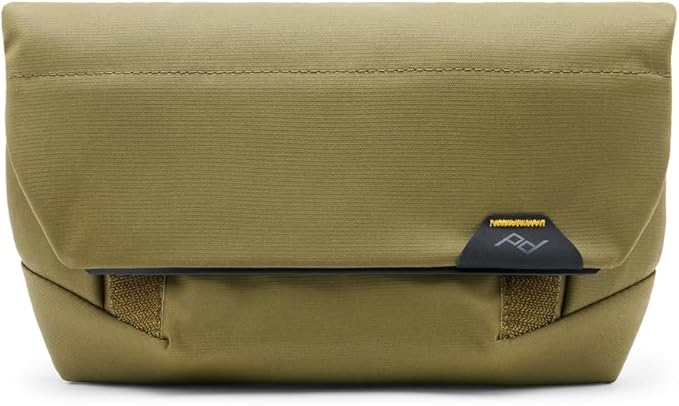 Peak Design Field Pouch V2, Kelp, 2-in-1 Organizer and Sling Bag, Adjustable Shoulder Strap and Integrated Belt Loops, Weatherproof Nylon Canvas, Organizer Pouch or Carry Bag for Men and Women