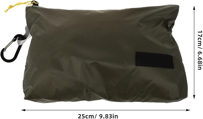 VOSAREA Travel Organizer Bag Versatile Waterproof Nylon Large Capacity with Zipper Makeup Travel Pouch and Small Storage Bag for Outdoor Camping and Hiking for Clothes and Accessories