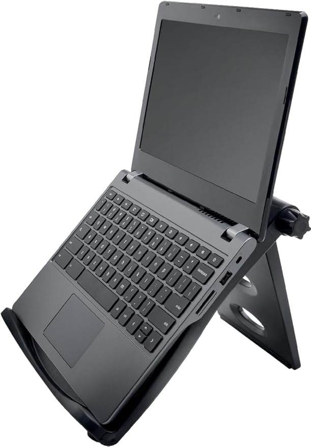 Kensington Easy Riser EQ Portable Laptop Cooling Stand, Adjustable & Lightweight, Anti Slip & Folding Design, for 12''-17'' Laptops, Made from 50% Post Consumer Recycled Content (K52805EU)