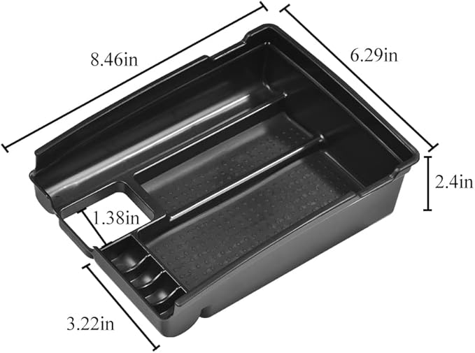 Vesul Center Console Organizer Storage Box Compatible with Nissan Rogue 2014-2020 Rogue Sport 2017-2022 Murano 2015-2024 ABS Insert Tray Organizer Glove Pallet