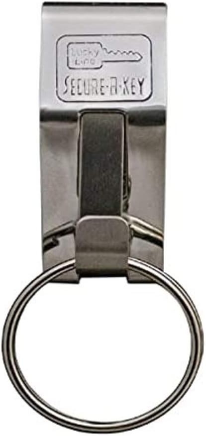 Lucky Line Secure-A-Key - SLIP ON - Heavy Duty Belt Key Clip 1 Per Pack (4051)