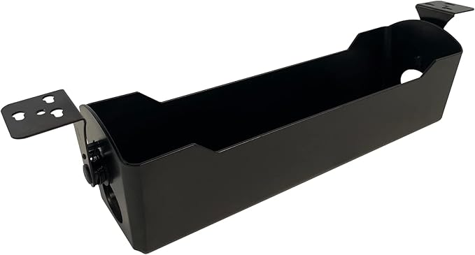 Vari Cable Management Tray - Under Desk Cord & Wire Organizer - Ideal for Home Office Sit Stand Desks - Fits Adjustable Electric Standing Desk 48x30, 60x30, 60x24, 72x30 - Easy Assembly (Black)