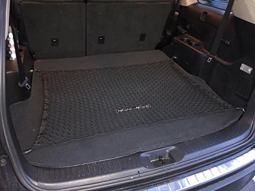 Floor Style Automotive Elastic Trunk Mesh Cargo Net for Toyota Highlander 2001-2019 - Premium Trunk Organizer and Storage - Luggage Net for Crossover- Best Car Organizer for Toyota Highlander
