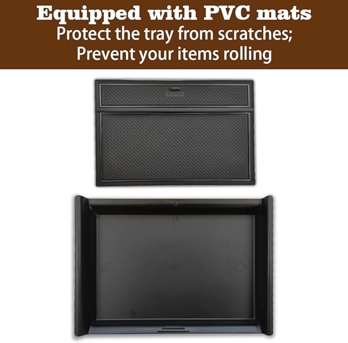 Muslogy Lower Center Console Organizer Compatible with Toyota Tundra 2022 2023 2024 2025 2026 Accessories SR SR5 Limited TRD PRO Console Insert Accessories