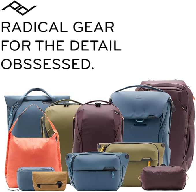 Peak Design Field Pouch V2, Kelp, 2-in-1 Organizer and Sling Bag, Adjustable Shoulder Strap and Integrated Belt Loops, Weatherproof Nylon Canvas, Organizer Pouch or Carry Bag for Men and Women