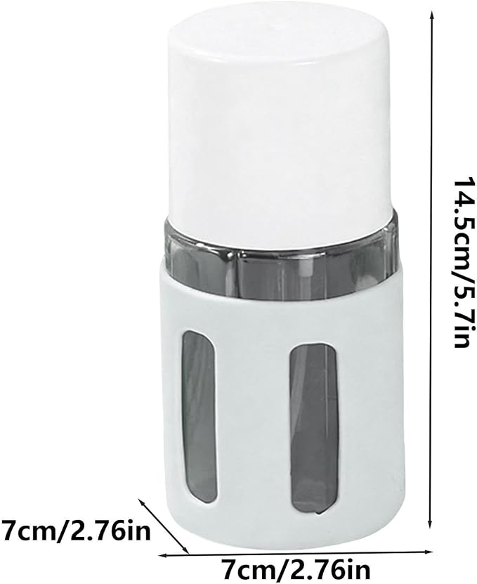 Travel Toiletry Containers | 4-in-1 Refillable Empty Spray Dispenser | Travel Size Toiletries Bottles - for Outdoor Camping Trip Vacation Hotel Women Shampoo Conditioner Lotion