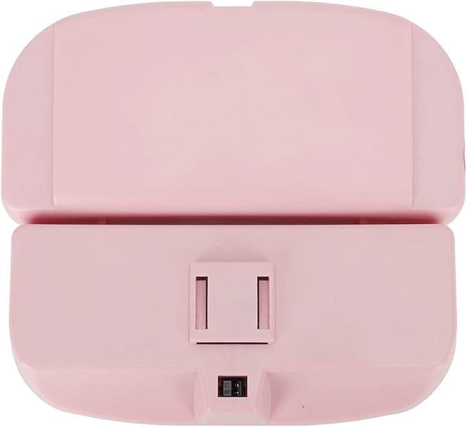plplaaoo Car Glasses Holder Case Multifunctional Durable ABS Material Sun Visor Sunglasses Storage Organizer Box With Magnetic Clip For Drivers And Car Owners 17x8cm 6.7x3.1in (Pink)