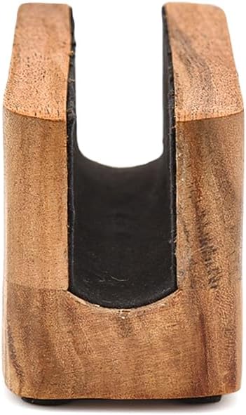 Laptop Stands Acacia Wood Vertical Laptop Stand for Desk | Universal Holder for All Laptops & Notebooks (8" x 2.3" x 2.5")