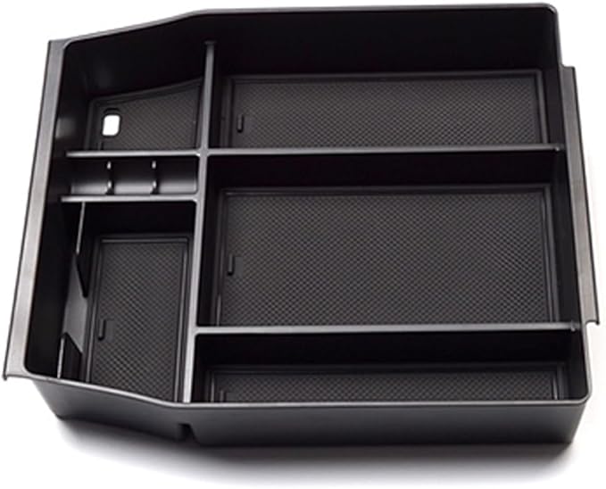 Keptrim for 2021 2022 2023 2024 2025 Ford F-150 Center Console Organizer Tray Interior Insert Storage Box, 1set