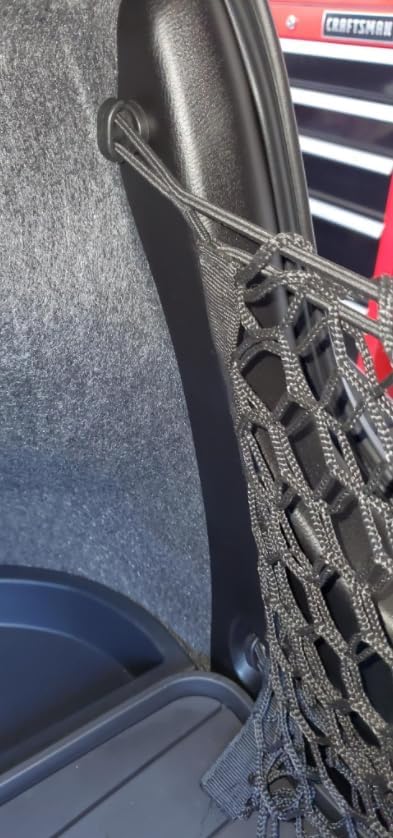 Rear Trunk Organizer Cargo Net for Mazda 6 2014-2021– Envelope Style Cargo Net for Sedan - Premium Mesh Elastic Car Trunk Organizer Vehicle Carrier Storage - Compatible with MAZDA6