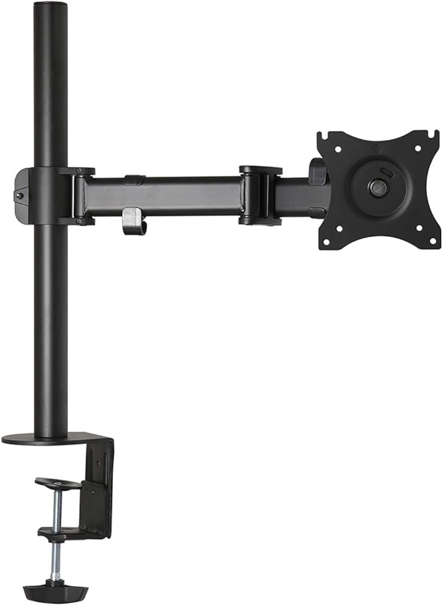 Gladiator Joe Heavy Duty Single/one Desktop Monitor Mount/arm VESA Compatible | Fully Adjustable articulating arm | Supports Heavy Monitors | 17to 32 inch | 18 lb