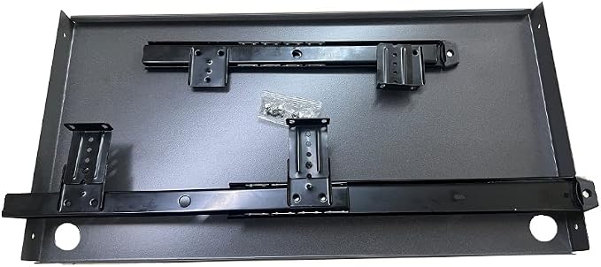 Sliding Under Desk Keyboard Tray Slide Out Keyboard Holder Drawer Heavy-Duty Office Desk Extender Platform Pull Out Desktop Sliding Computer Tray for Keyboard Drawer Under Desk Shelf-Metal