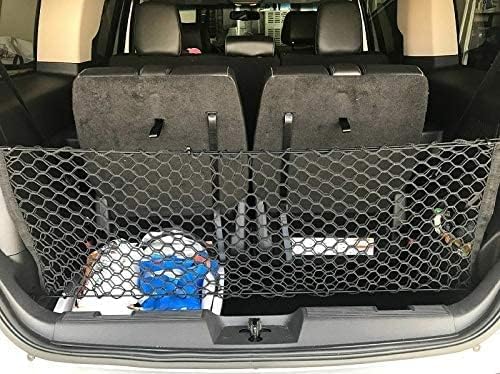 Envelope Style Automotive Elastic Trunk Mesh Cargo Net for Ford Flex 2009-2020 - Premium Trunk Organizer and Storage - Luggage Net for Crossover- Car Organizer for Ford Flex