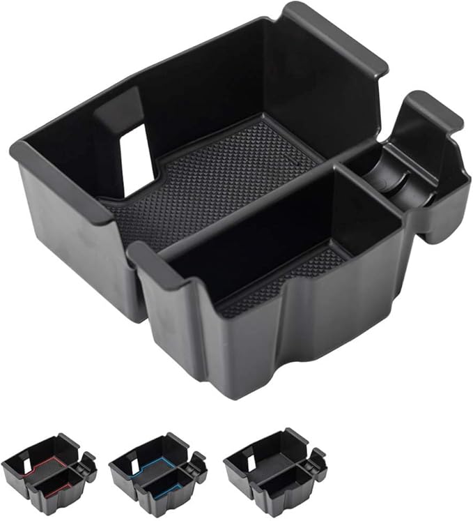 EDBETOS Center Console Organizer Tray Compatible with Jeep Wrangler JL/JLU 2018-2021 2022 2023 2024 Accessories Jeep Gladiator JT Truck 2020-2023 Armrest Storage - Won't Covers The Light Inside