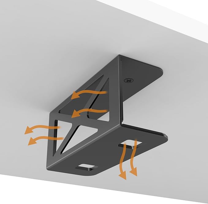 Under Desk Laptop/Mini PC Storage Mount,CPU Holder,Compatible with Dell OptiPlex,Mac Book,Mac mini and More.