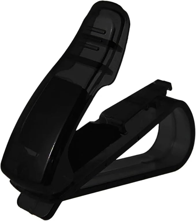 Car Glasses Case Car Sun Visor Glasses Box Sunglasses Clip Card Ticket Holder Stand Fastener Pen Case Glasses(D)