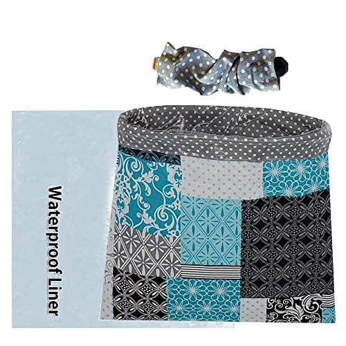 Car Trash Bag Hanging Front Seat Back Seat Headrest Console - Car Trash Bin with Reusable Waterproof Liner and Disposable Bags - Car Waste Basket (Mini Black Clip-On)