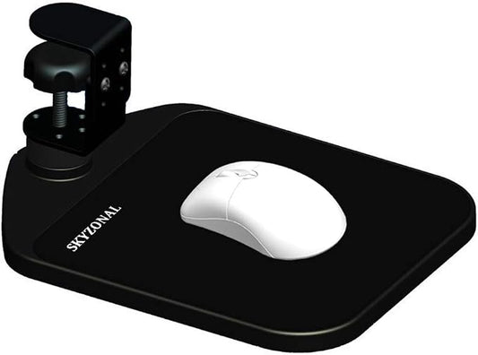 Ergonomic Mouse Platform Under Desk Ergonomic Wrister Mouse Pad (Black)