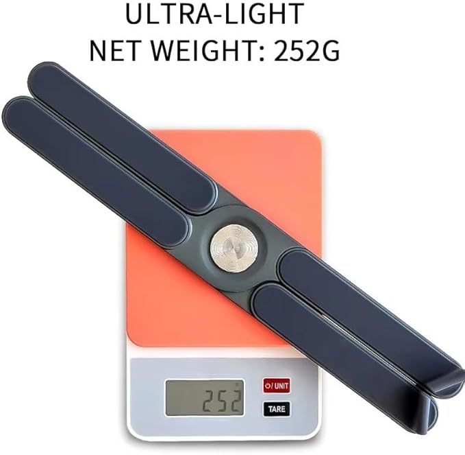 Foldable & Portable Laptop Stand for Desk, Light Weight Alloy Silicon, Ergonomic Aluminum Riser with 7 Adjustable Heights, Compatible with Laptop 10-16' and Tablet